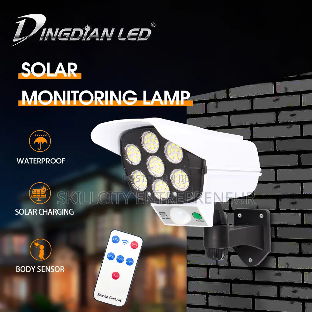 SMD Solar Rechargeable Security Light With Remote