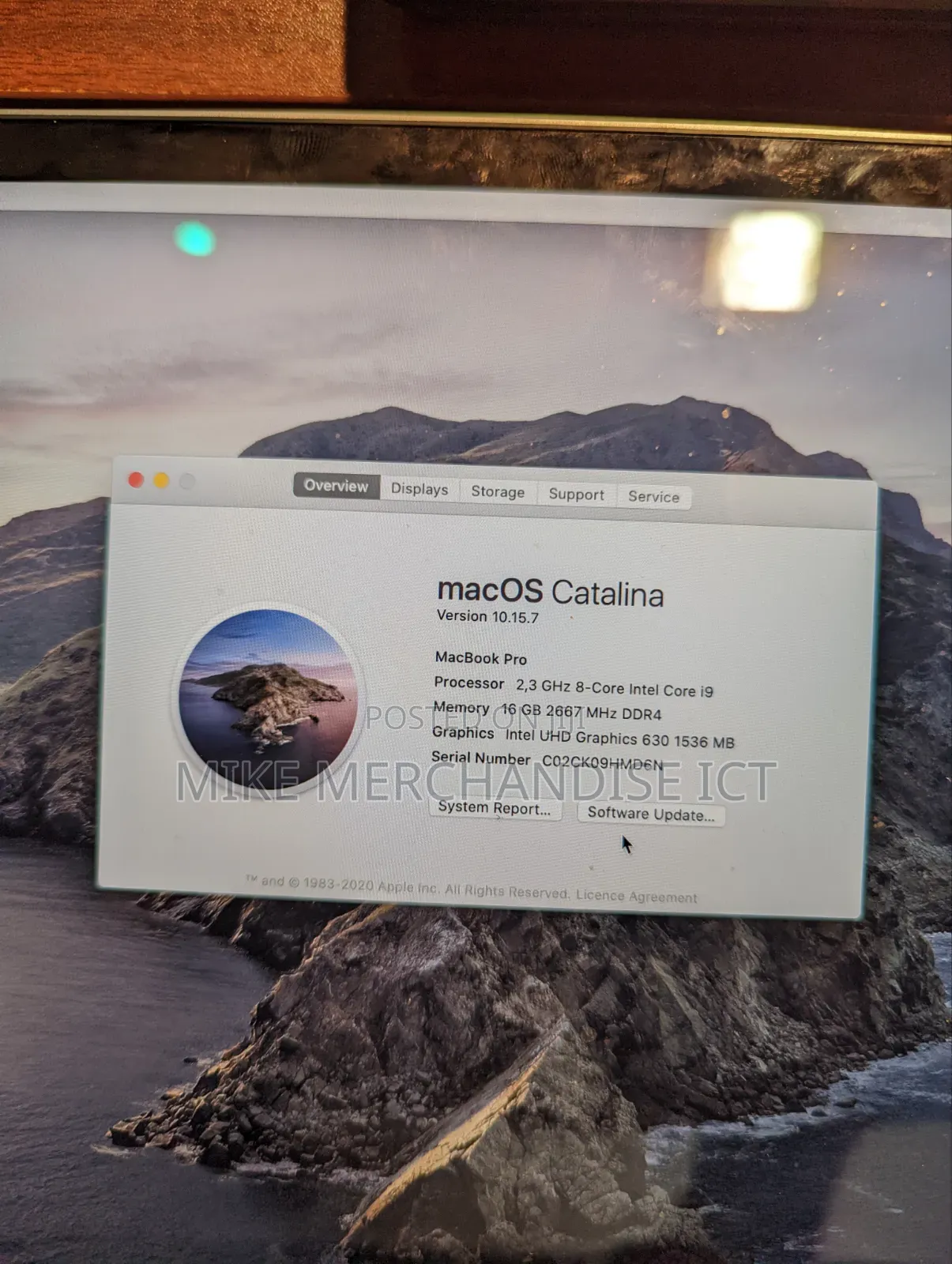 Laptop Apple MacBook Pro 16GB SSD 1T
