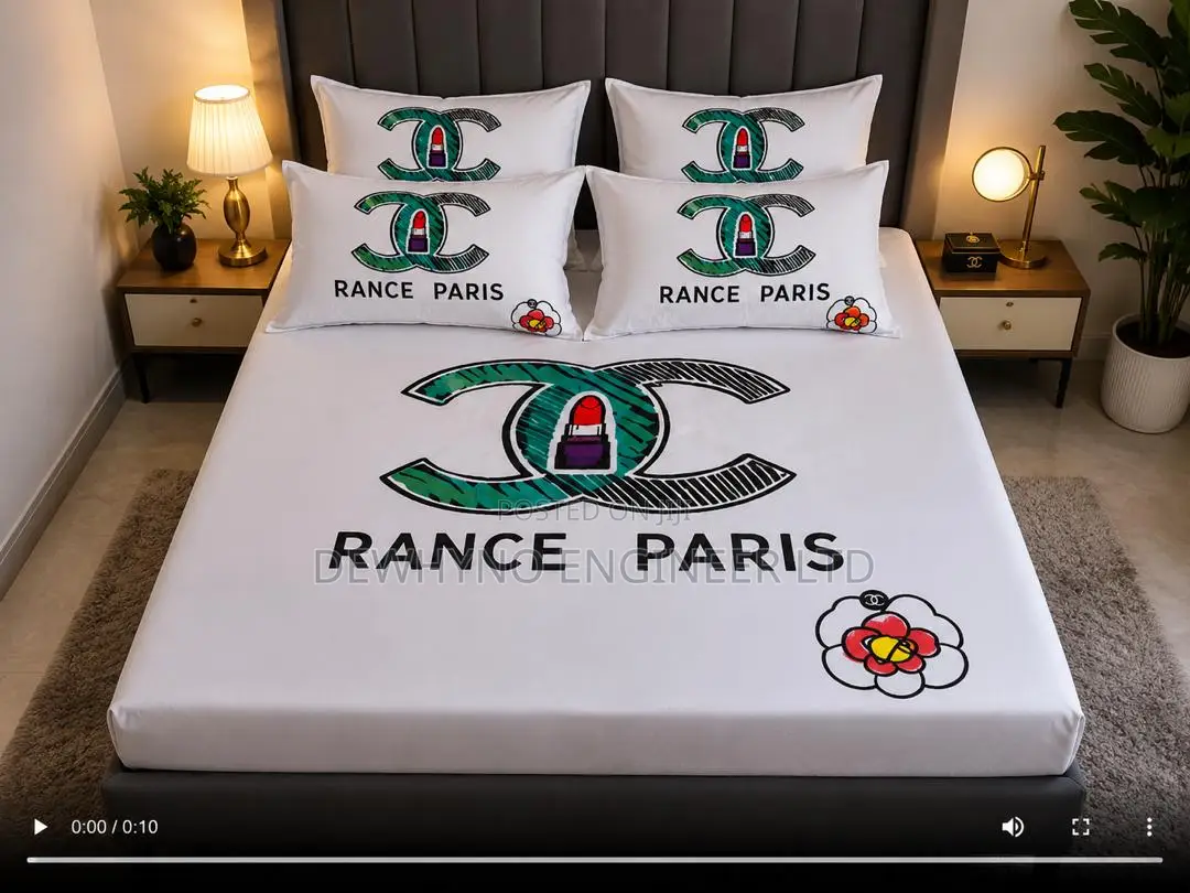 Pure Cotton Bedsheet With 4 Pillow Case