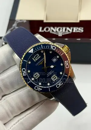 High Quality Luxury Longines Rubber Wristwatch