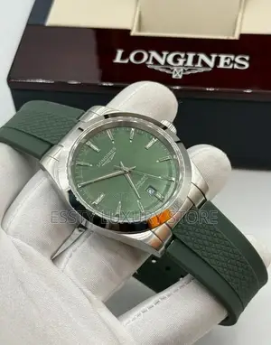 Automatic Quality Luxury Longines Rubber Wristwatch
