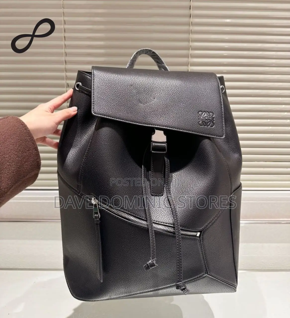 Loewe All Black Back Pack