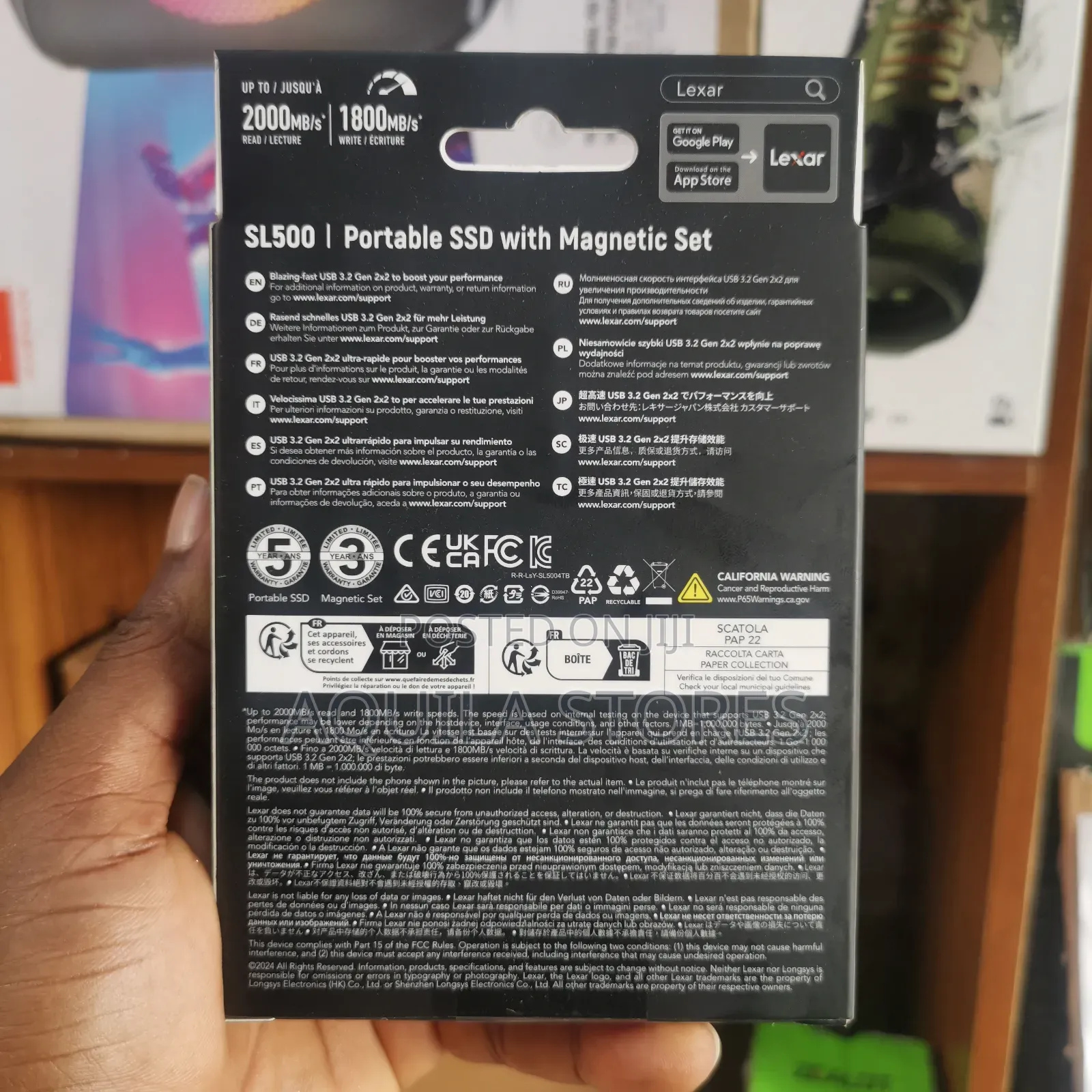 Lexar 1tb Sl500 Portable SSD