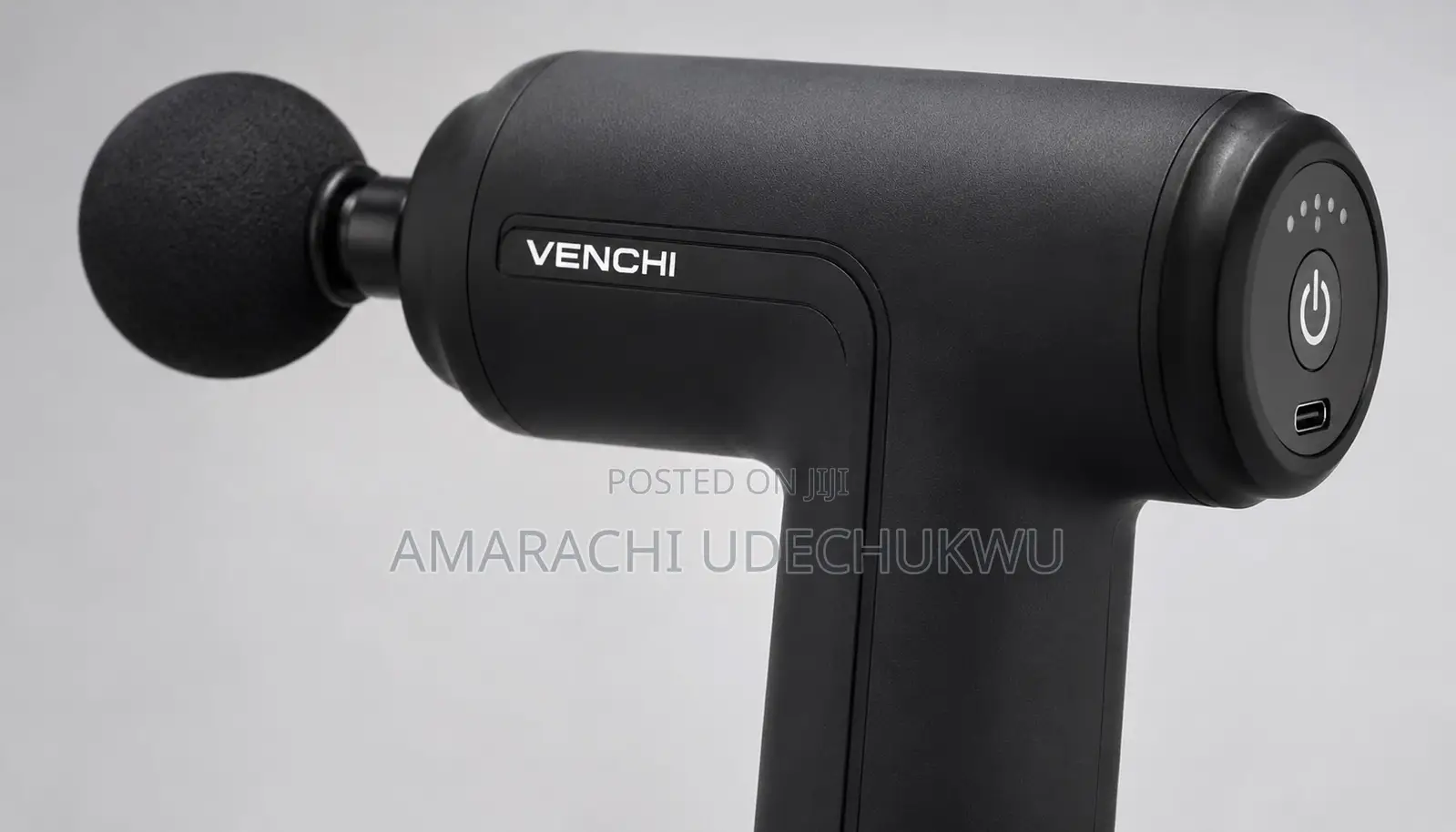 Rechargeable Deep Tissue Massage Gun With Multiple Heads
