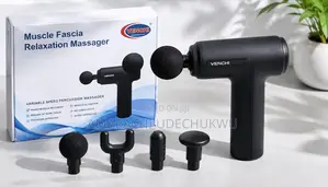 Rechargeable Deep Tissue Massage Gun With Multiple Heads