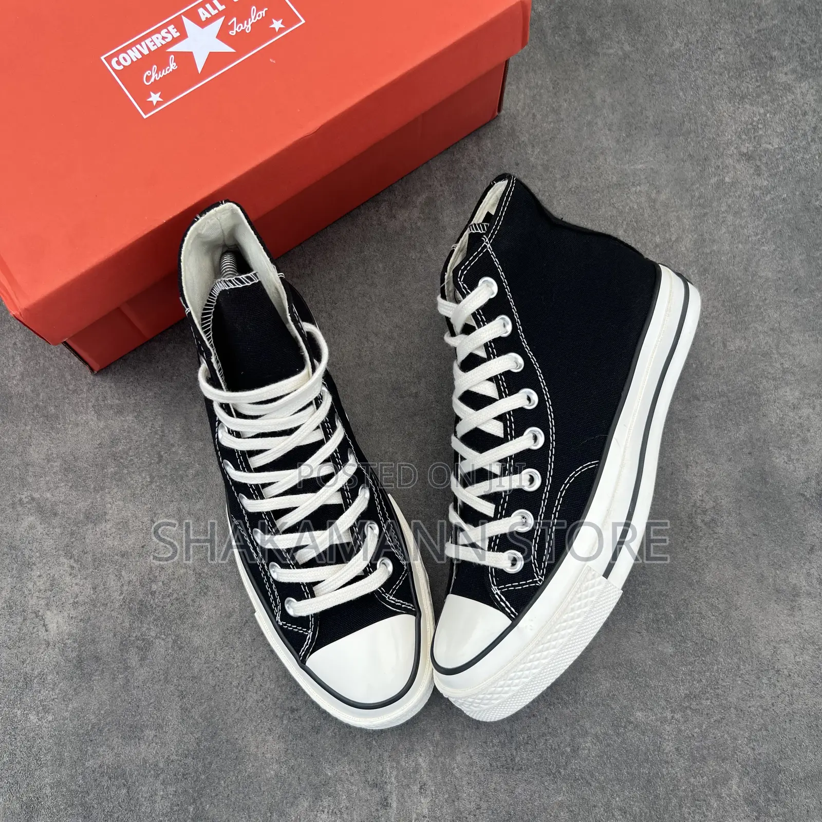 Original Converse Black White Soles