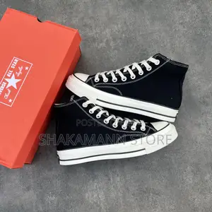 Original Converse Black White Soles