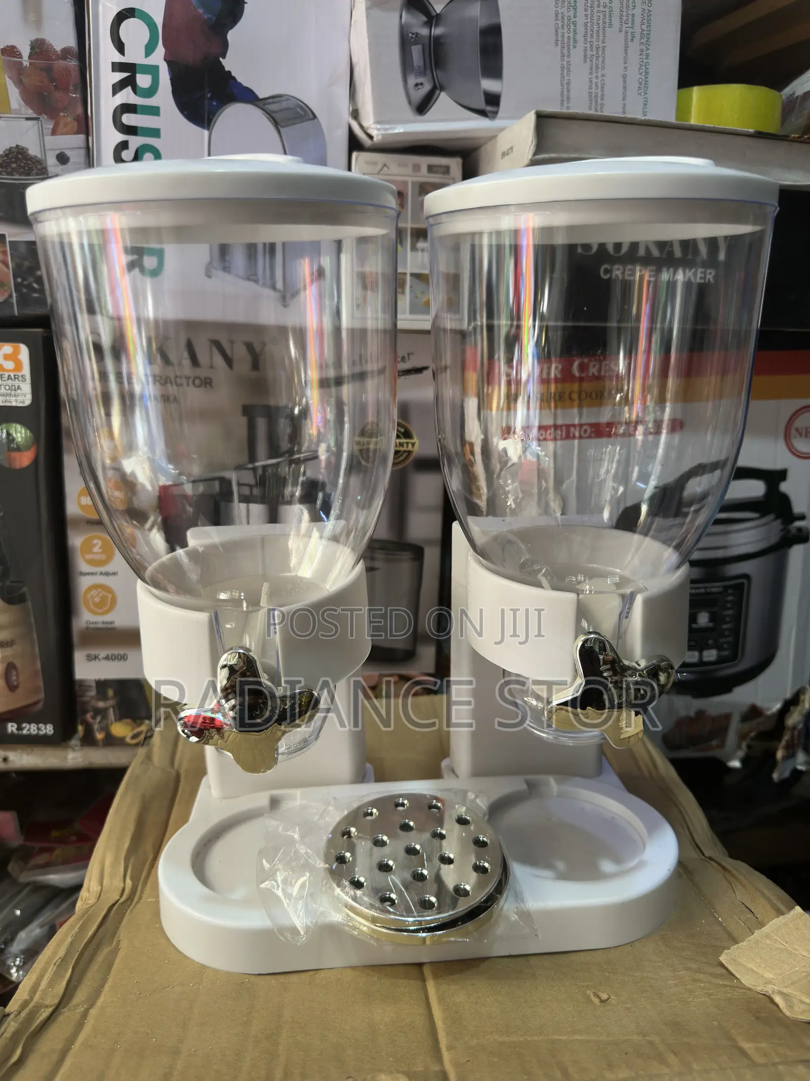 2 Liters Double Cereal Dispenser