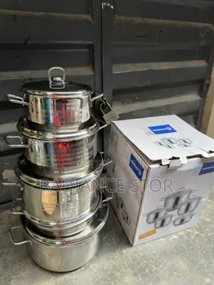 5 Set High Quality Korkmaz Stainless Steel Cooking Pot