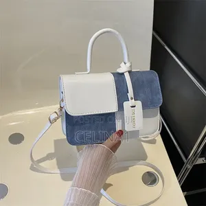 Square Stitching Texture Handbag 