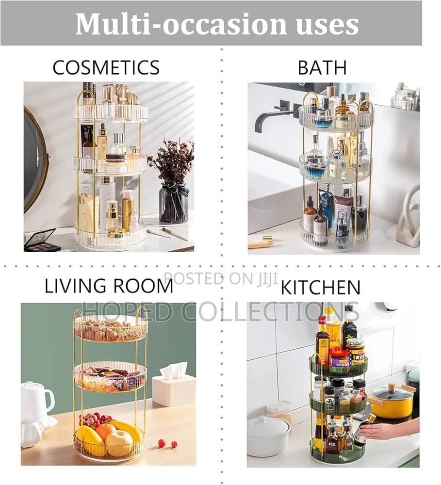 Rotating Cosmetics Storage Box