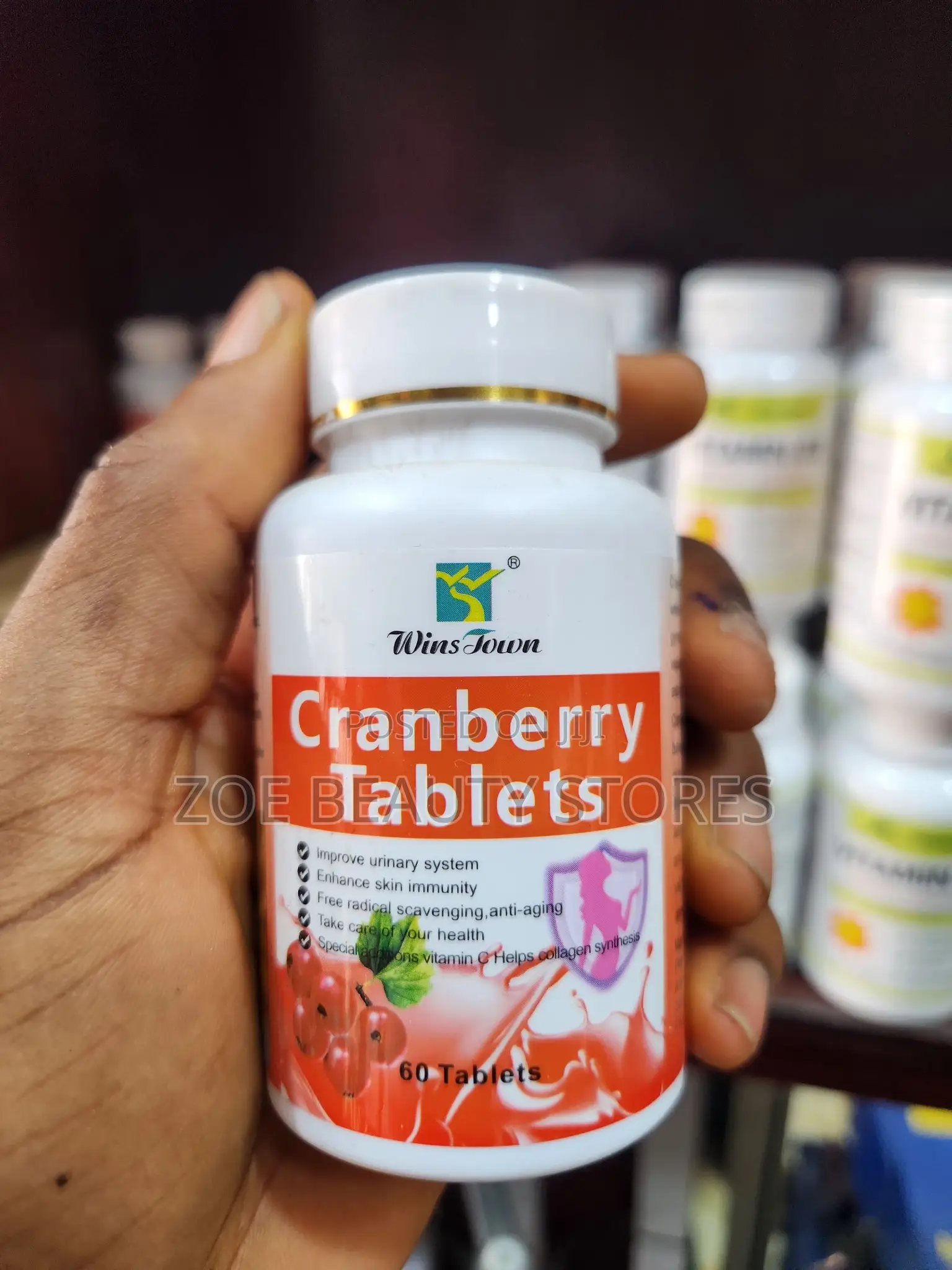 Wins Town Cranberry Tablets (60 Tablets)