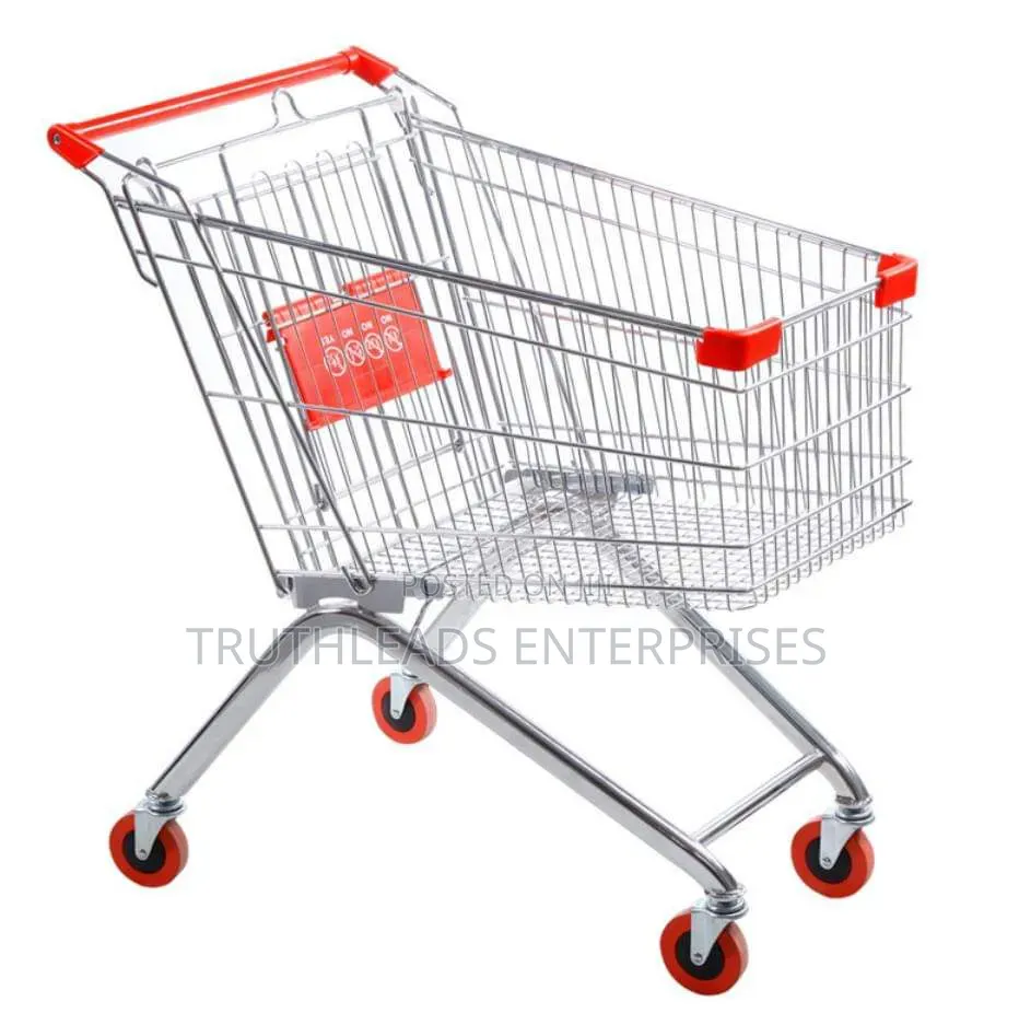 Strong and Rust-Resistant Silver Chrome Trolley