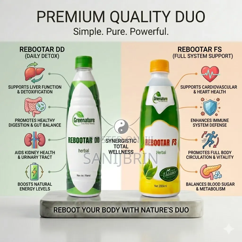 Rebootar Dd + Rebootar Fs Combo - Full Body Detox Immune Shield