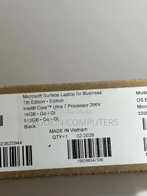 New Laptop Microsoft Surface Laptop 7 16GB Intel Core i7 SSD 512GB