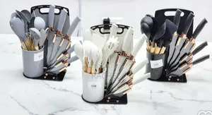 Silicon Cooking Spoon and Knife Set