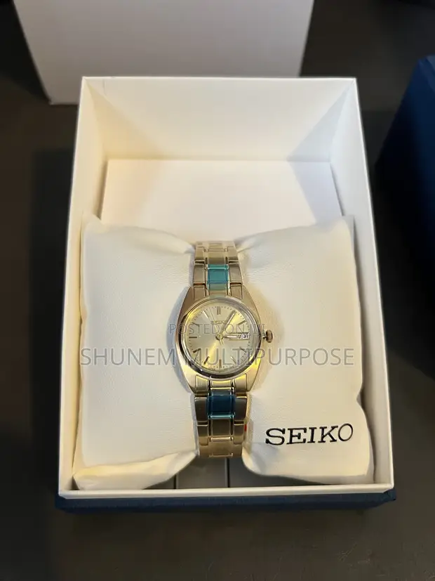 Seiko Women Gold Quartz Day Date Dress Watch for sale - shunem
