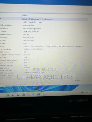 Laptop Dell Latitude 3390 8GB Intel Core i3 SSD 128GB