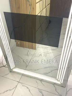 Salon Mirror With TV and Led Light