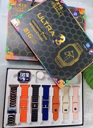 7 in 1 Strap Smart Watch X10ultra