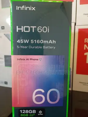 New Infinix Hot 60i 128 GB Red