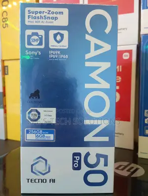 New Tecno Camon 50 Pro 256 GB Black