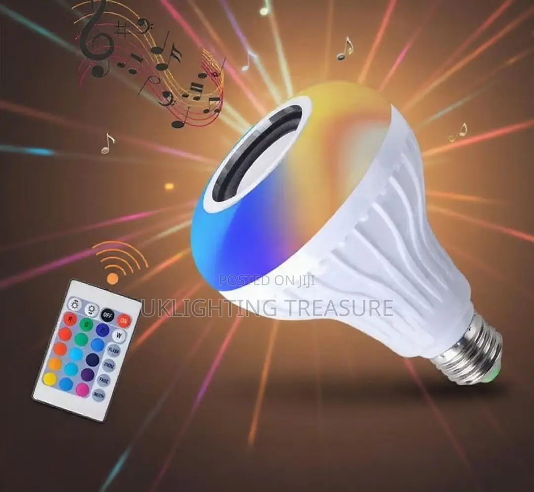 RGB Speaker Bulb With Remote Controller