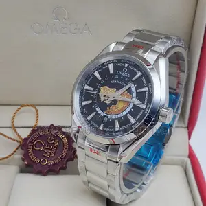 High Quality Automatic Omega World Map Chain Watch