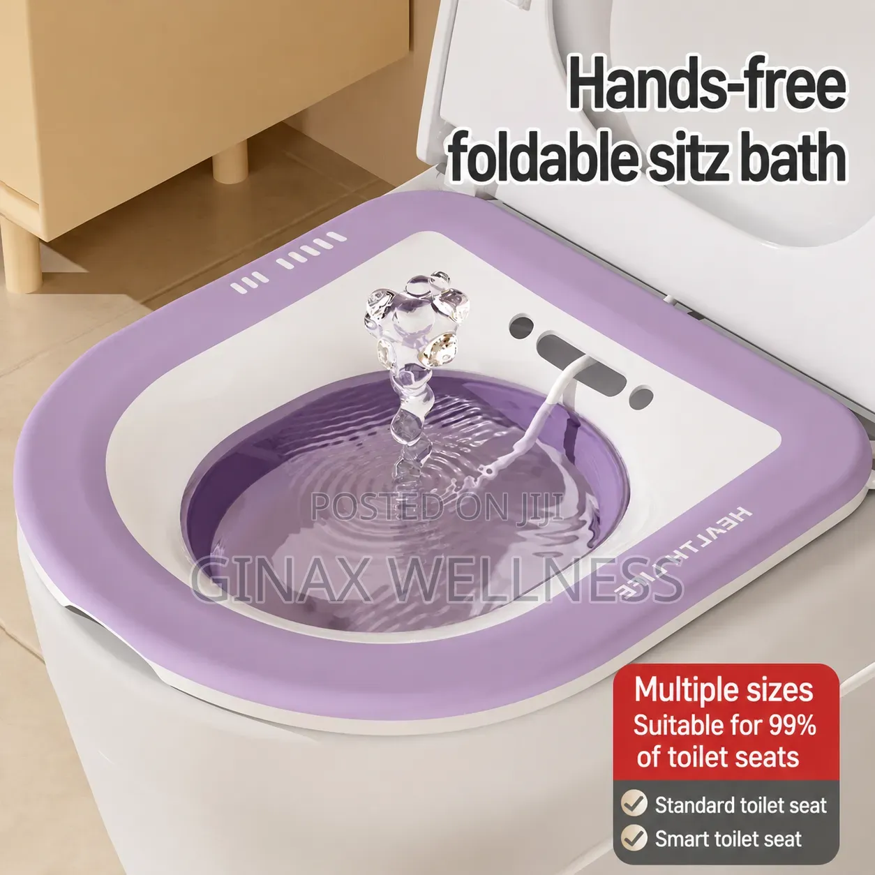 Foldable Sitz Bath Basin for Postpartum Recovery