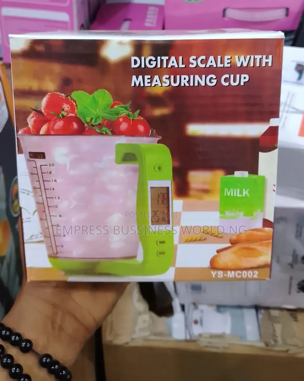 Digital Scale With Measuring Cup
