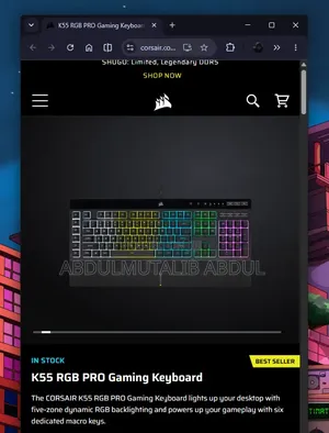 Corsair Pro Wireless Gaming Keyboard