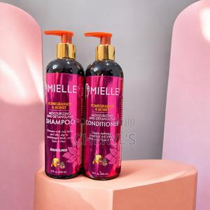 Mielle Honey Moisturizing Detangling Shampoo Conditioner.