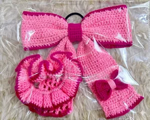 Hair Bow and Scrunchie Set