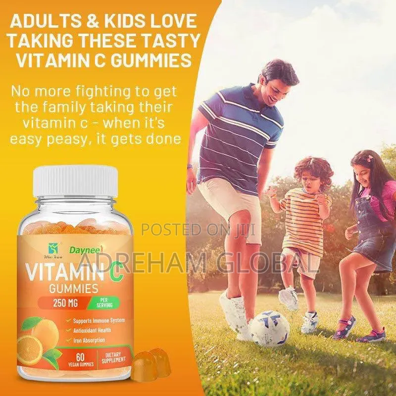 Vitamin C Gummies(Support Immune System) 60pc Gummies in a Bottle