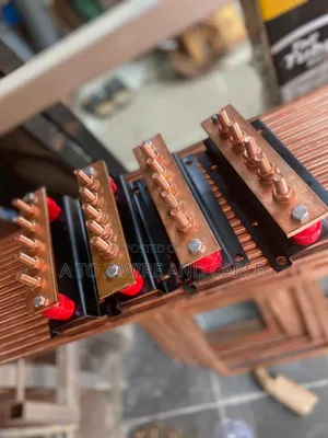 5-way Copper Earth Connector With Copper Bolt Nut – Heavy Duty