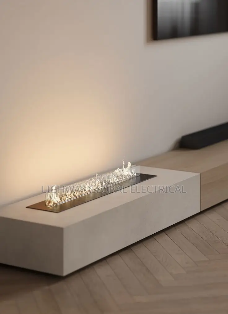 Electric Fire Place, Water Vapor 3d Flame Decor Light