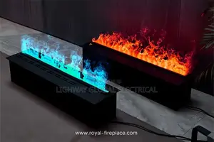 Electric Fire Place, Water Vapor 3d Flame Decor Light