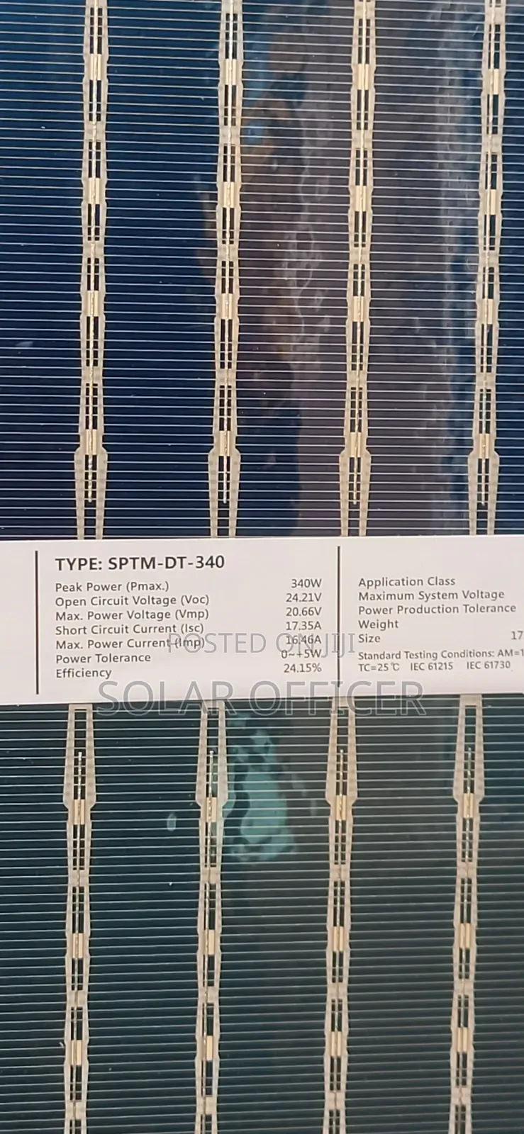 Biefacial High Efficiency Solar Pannels