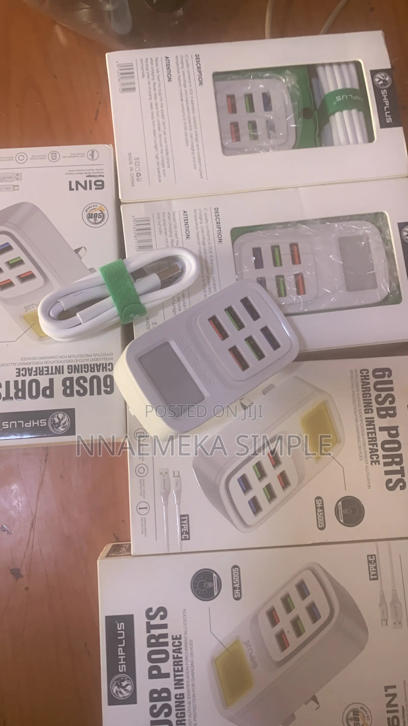 Shplus 6usb Ports Charging Interface