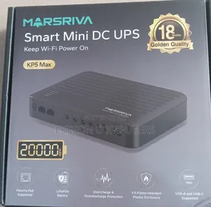 20,000mrouter Power Bank. Smart Minidc Ups