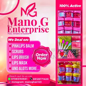 Mano G Pinklips Balm and Scrubs