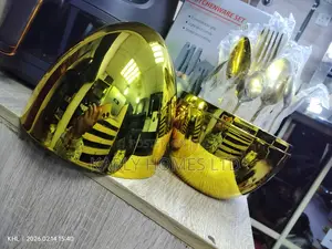 Luxury Golden Spoon Set | Premium Gold Cutlery For Elegant Dining