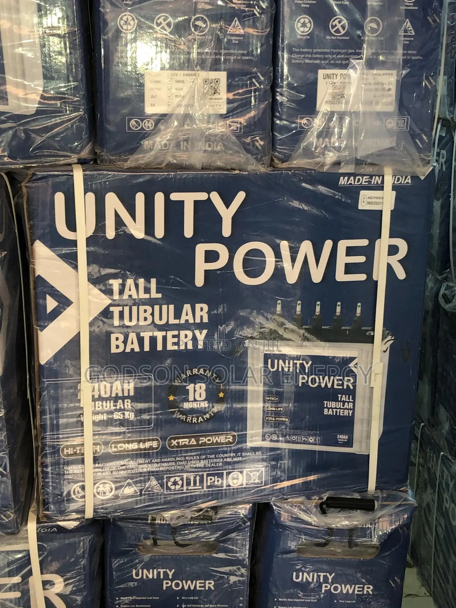 Unity Power Solar Tubular Battery