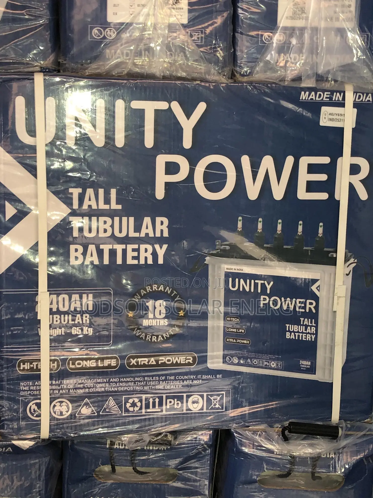 Unity Power Solar Tubular Battery