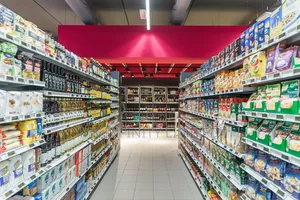 Supermarket Shelves