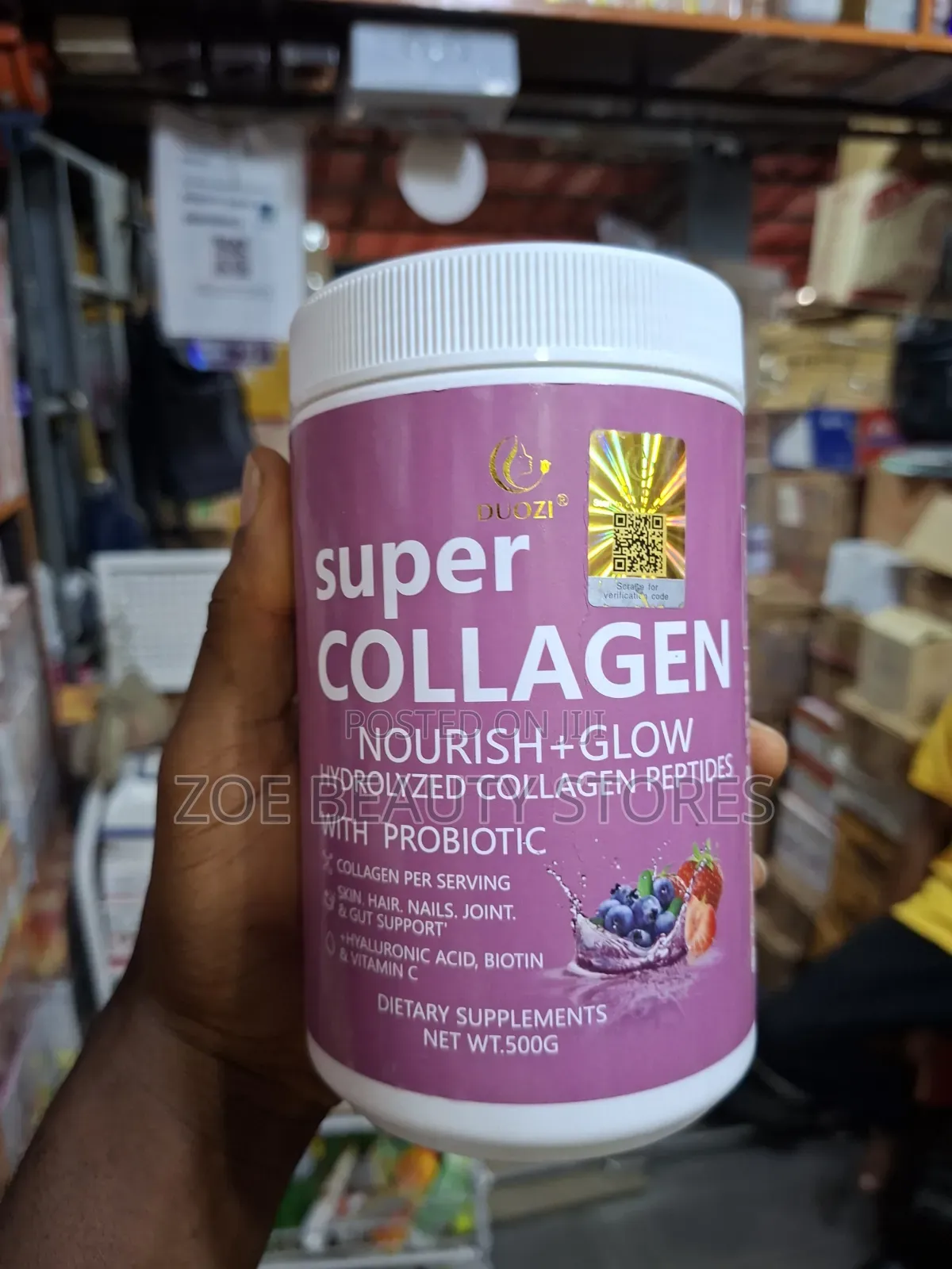 Duozi Super Collagen Nourish + Glow Hydrolyzed Collagen Peptides