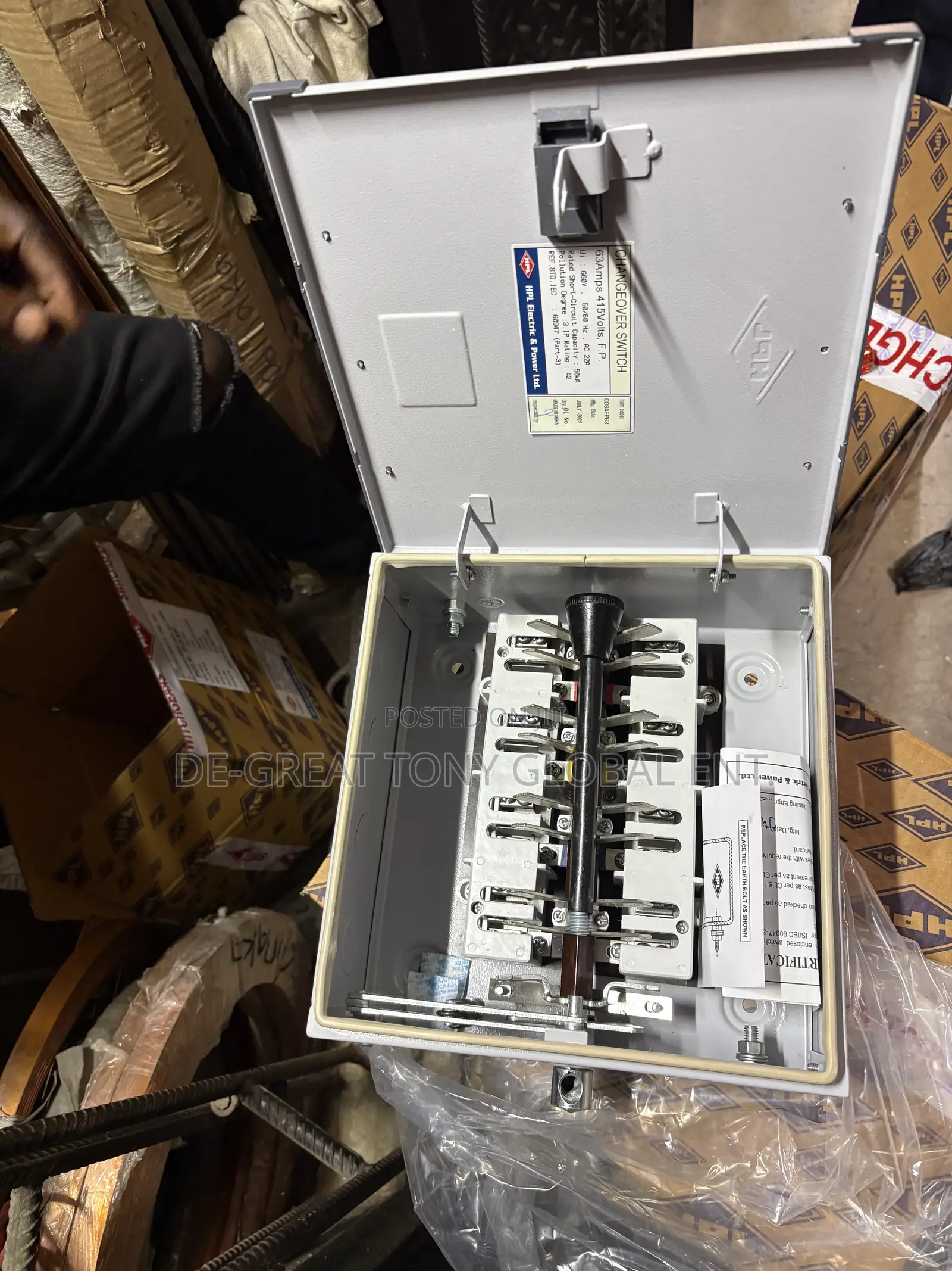 63a Changeover HPL