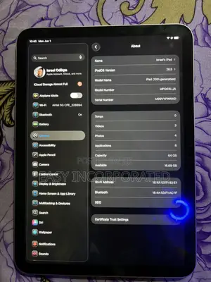 Apple iPad 10.2 (2021) 64 GB Silver