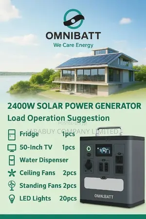 Omnibatt Solar Generator Obp1200