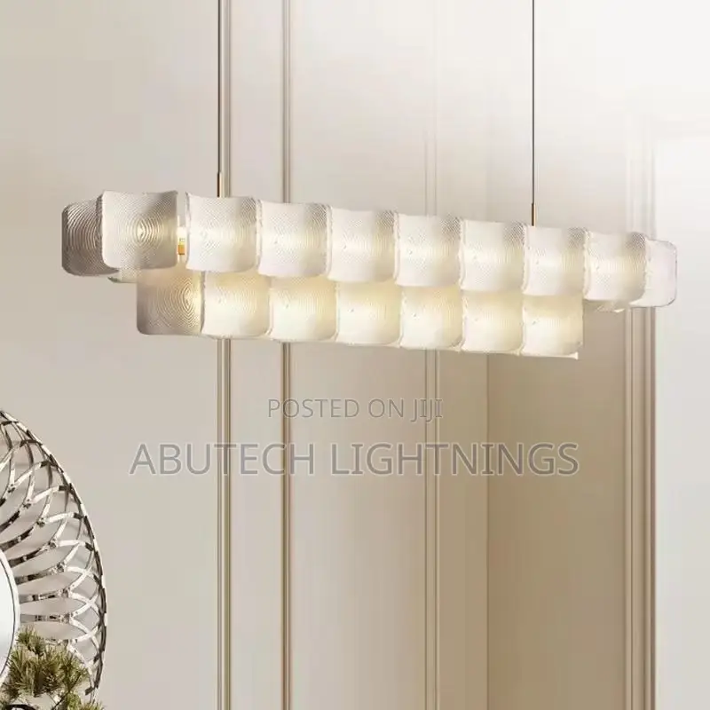 L 1200mm Acrylic Dinning Chandelier